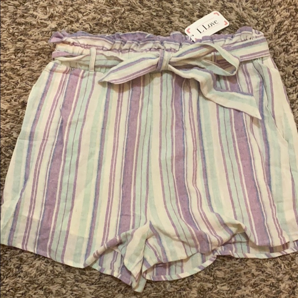 High waisted shorts